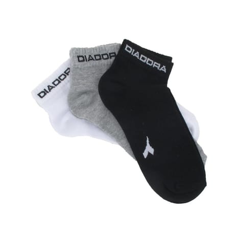 Socquettes lot de 3 paires Diadora BLANC/GRIS/NOIR T43\46