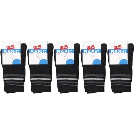 5 paires de mi chaussettes sport NOIR 36\40