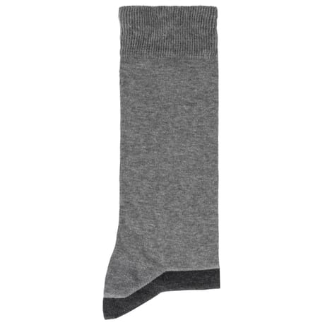 2 paires de mi chaussettes unies homme Bleuforêt LES GRIS HE1 T43\46