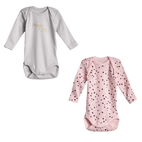 Bodies manches longues lot de 3 01 BLANC 6MOIS