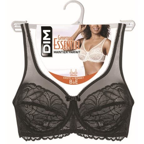 Soutien-gorge armature ligne Generous Essentiel Dim 0HZ NOIR 100E