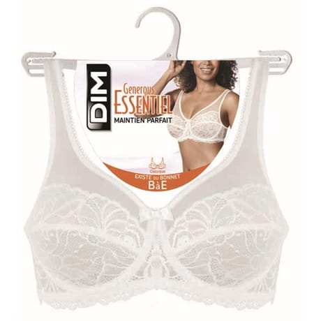 Soutien-gorge armature ligne Generous Essentiel Dim 0HY BLANC 95C