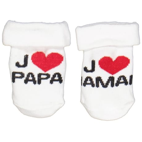 Paire de bottons bébé BLANC 0\6MOIS