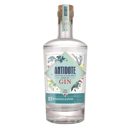 Antidote london gin base vinique 40%vol 70cl