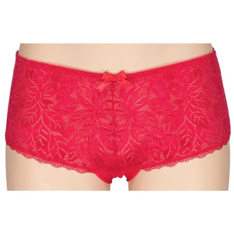 Shorty devant tout dentelle ligne Rémia 2 ROUGE 54/56