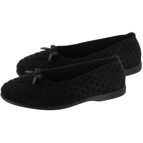 Ballerine unie femme NOIR 39