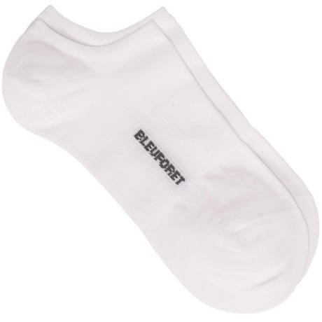 2 paires de socquettes invisibles unies sport femme Bleuforêt BLANC/BLANC DT8 37\41