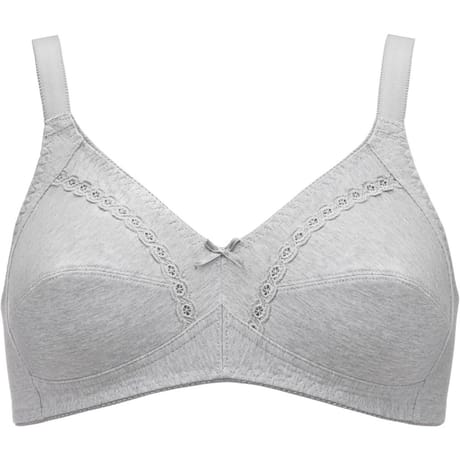 Soutien-gorge sans armature GRIS CHINE 90D