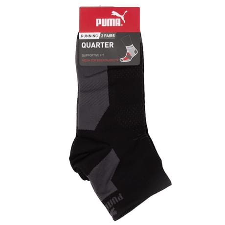 2 paires de socquettes run homme Puma NOIR T39\42