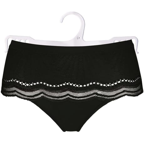 Culotte midi ligne Secret Comfort Playtex 001 NOIR T48