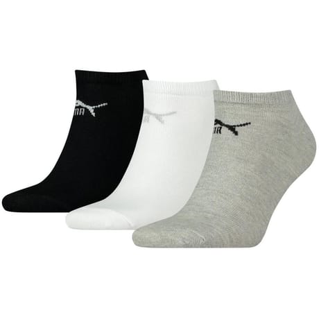 Lot de 3 paires de socquettes invisibles Puma GRIS/BLANC/NOIR 882 39\42