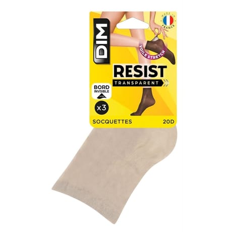 3 paires de socquettes Dim Beauty Resist CAPRI 2M4 35/41