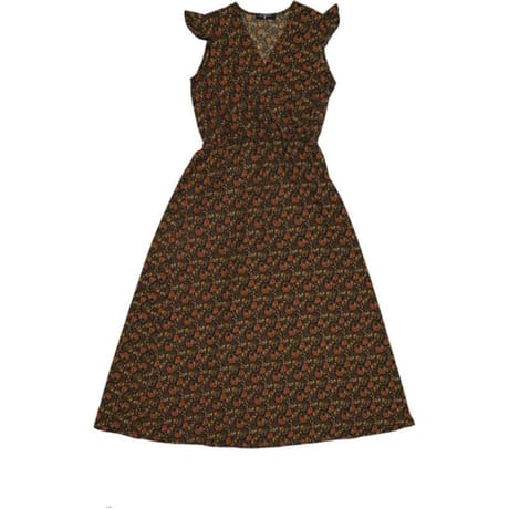Robe longue manches courtes femme IMP. MARRON T44
