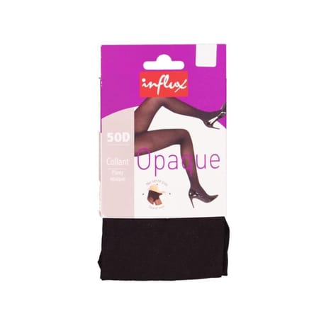 Collant opaque microfibre 50D Influx NOIR T3\4