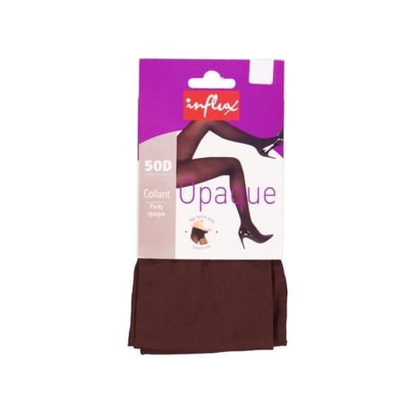 Collant opaque microfibre 50D Influx MARRON T3\4