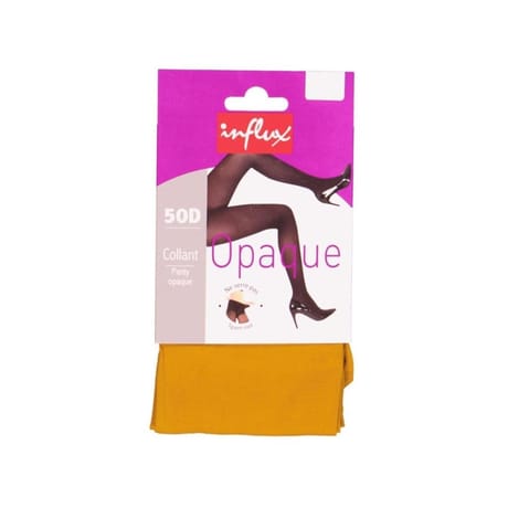 Collant opaque microfibre 50D Influx MOUTARDE T5\T6
