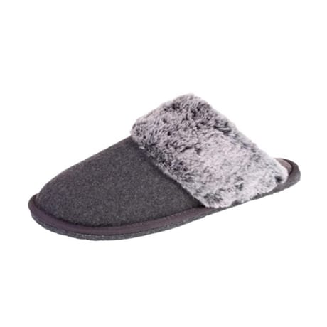 Mule feutrine femme isotoner 36/40 GRIS 38