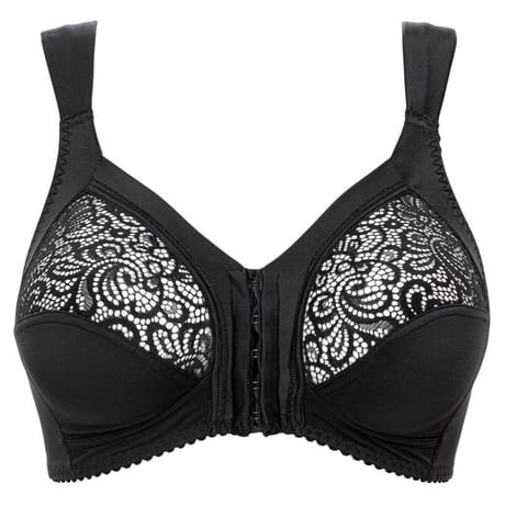 Soutien gorge sans armatures fermeture avant ligne clara Sans Complexe GCE NOIR 100D