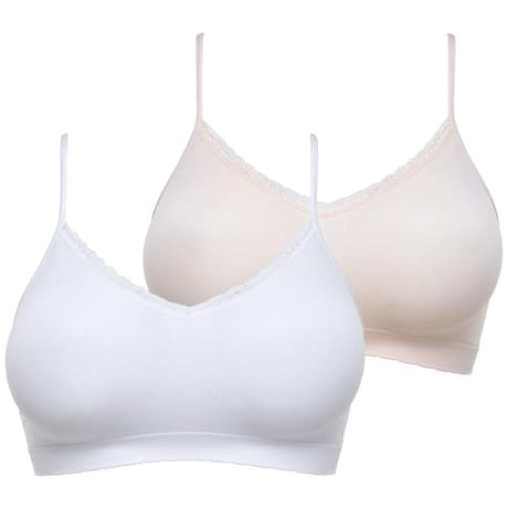 Lot de 2 brassières ligne Zen Attitude Billet Doux HZY BLANC + BANC/BLUSH T34/36