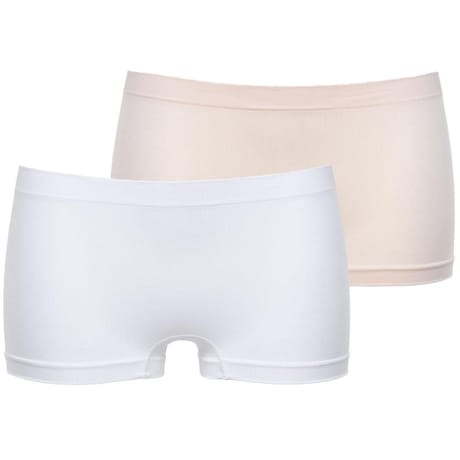 Lot de 2 shorties ligne Zen Attitude Billet Doux HZY BLANC + BLANC/BLUSH T34/36
