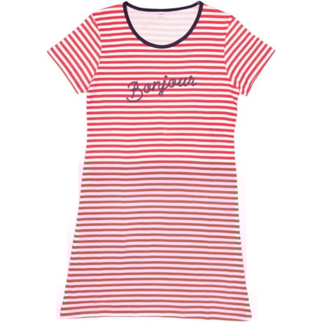 Liquette manches courtes femme WHITE/ RED T46/48
