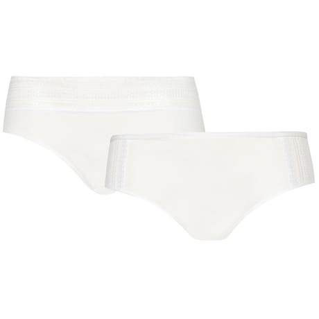 Lot de 2 slips coton bio ligne duo intimement bio Well BLANC 44/46
