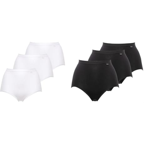 Lot de 3 culottes maxi coton bio Sans Complexe FMN NOIR T54
