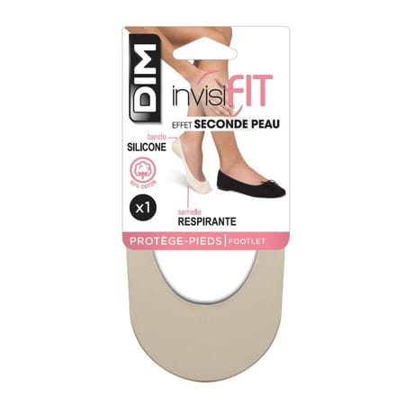 Protège pieds effet seconde peau Dim NATUREL 0M8 T39\42