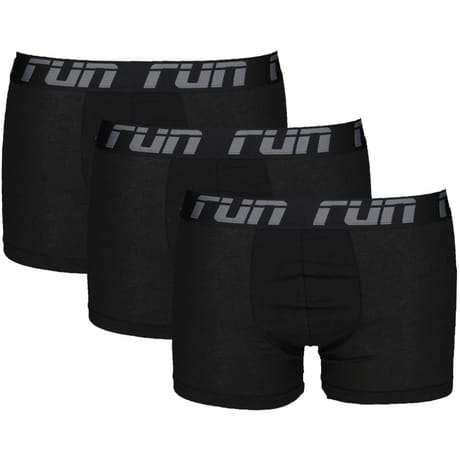 Lot de 3 boxers unis homme 2300 NOIR/NOIR/NOIR T8