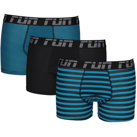 Lot de 3 boxers homme Influx 2300 LOT VERT FREEDOM + NOIR T3