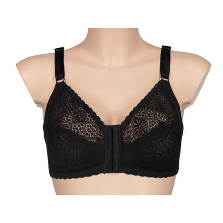 Soutien gorge sans armatures ouverture frontale NOIR 100E