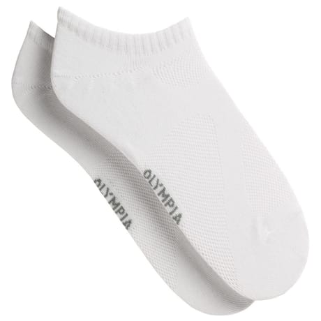 2 paires de socquettes invisibles R'MAX sport homme Olympia BLANC DD7 43\46