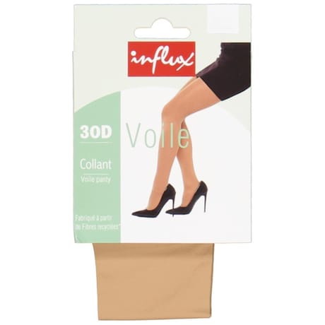 Collant voile uni en fil recyclé* Influx LIGHT NUDE M/L
