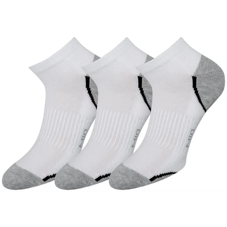 3 paires de socquettes sport Dim BLANC/GRIS T39\42