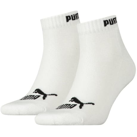 Lot de 2 paires de socquettes quarter sport homme Puma BLANC 002 T43\46