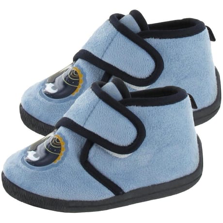 Bottillon velcro garçon BLEU/MARINE DINO 27
