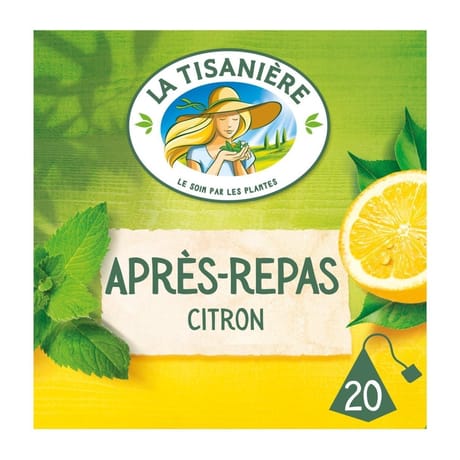La tisanière infusion après repas citron x20s - 30g