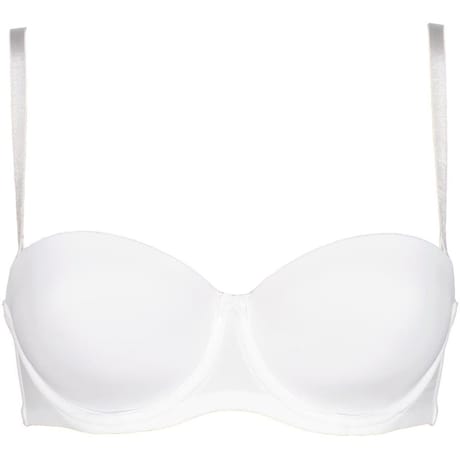 Soutien-gorge ampliforme bretelles amovibles micro recyclé ligne Invisi BLANC 90A