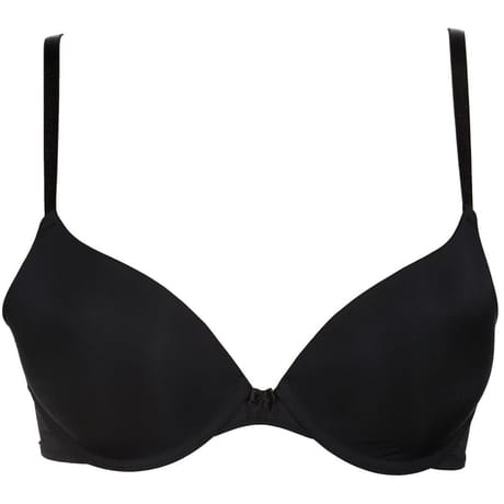Soutien-gorge coque progressive micro recyclé ligne Invisi NOIR 100C