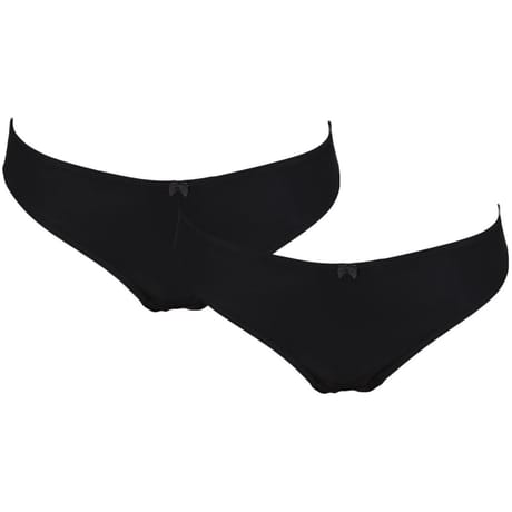Lot de 2 slips micro recyclé ligne Invisi NOIR 46/48