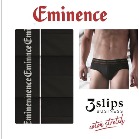 Lot de 3 slips trio Business homme Eminence NOIR 3 - 2500 NOIR T3
