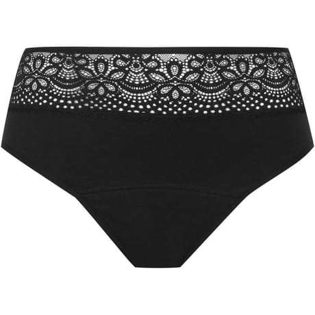 Culotte menstruelle flux modéré l'irrésitible ligne Intimement Well NOIR 40/42
