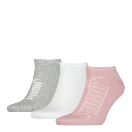 3 paires de socquettes graphic homme Puma 002 ROSE/BLANC/GRIS T39\42