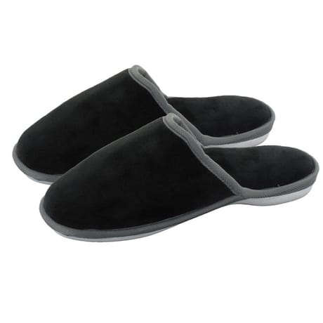 Mule unie femme NOIR GRIS 41