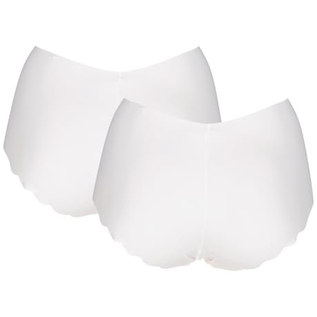 Lot de 2 shorties bords francs 00GZ BLANC SOIE 36
