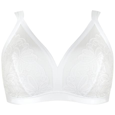 Soutien-gorge sans armature ligne Allure Well BLANC 105D
