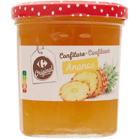 Carrefour original confiture ananas 370g