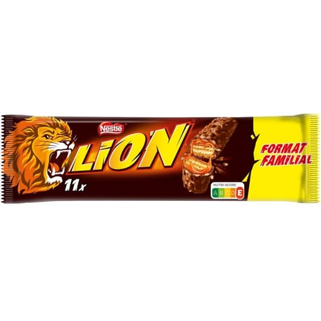 Lion barres chocolatées format familial 11x42g - 462g