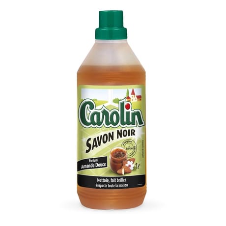 Carolin savon noir amande douce 1l