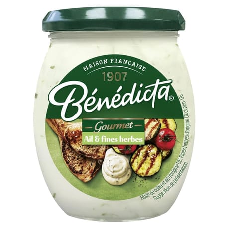 Bénédicta sauce ail & fines herbes bocal 260g